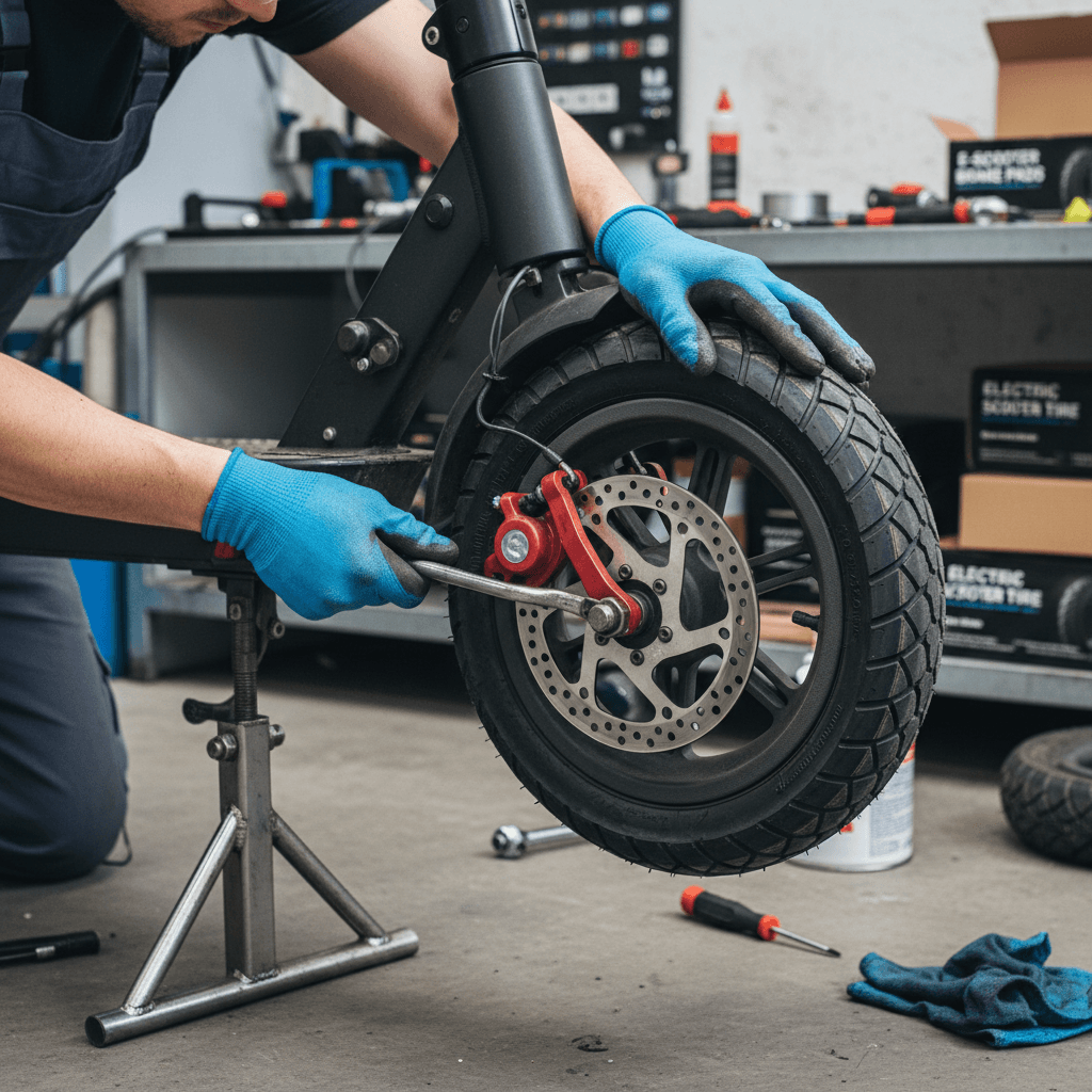 Brake and tire replacement